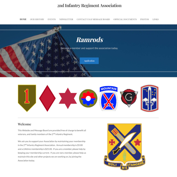 2nd Infantry Regiment Association Ramrods