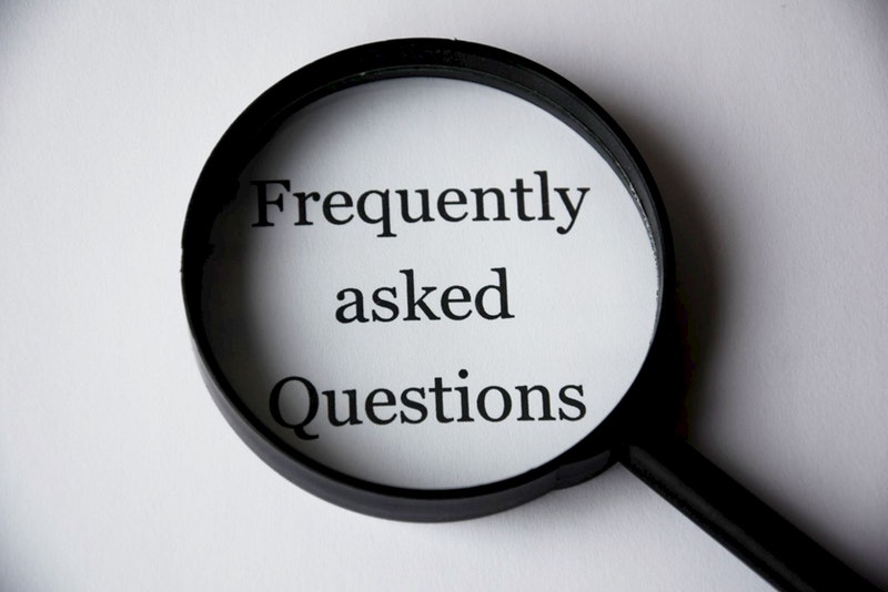 FAQ Sectionof a Website