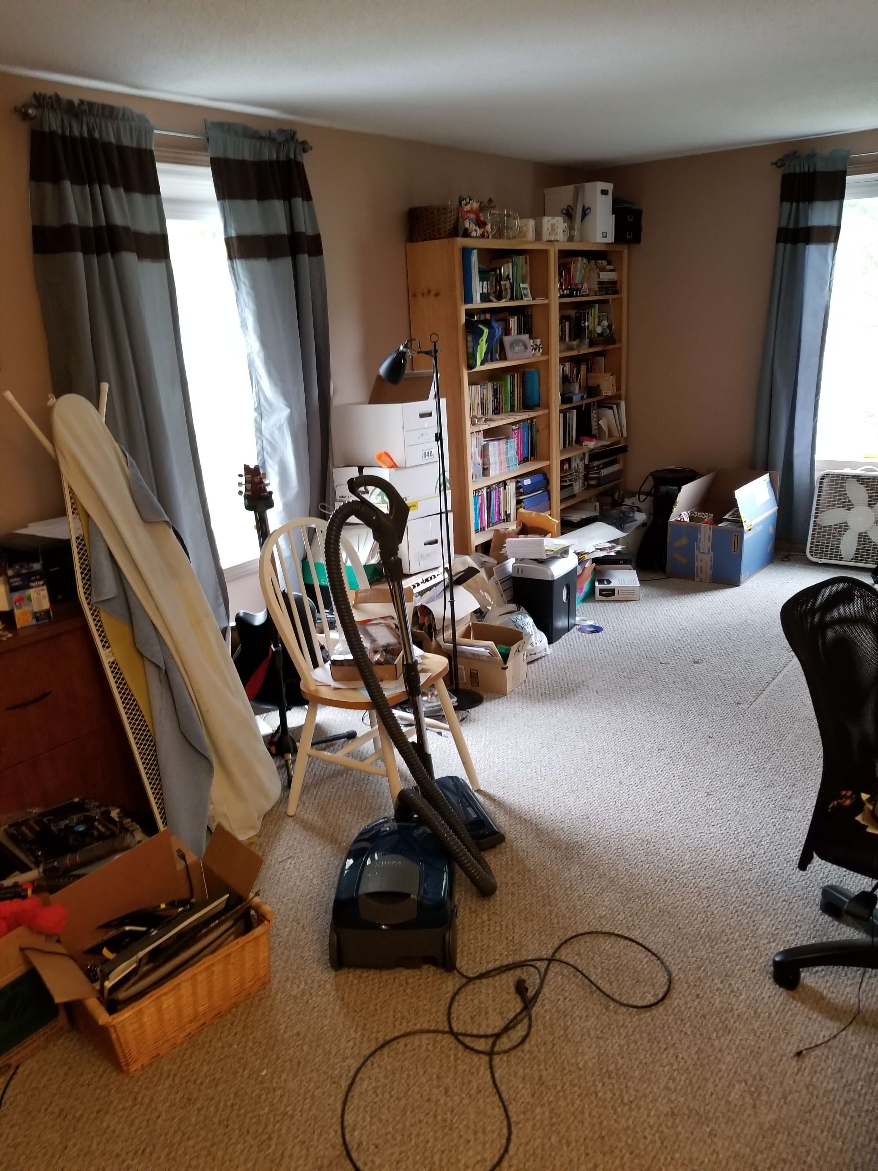 messy office